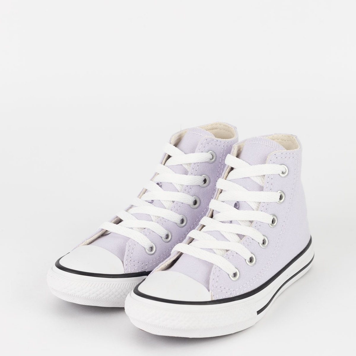 Tênis Converse Chuck Taylor All Star Kids Hi Seasonal Plus Azul 002/Lavanda  - Espaco Tenis