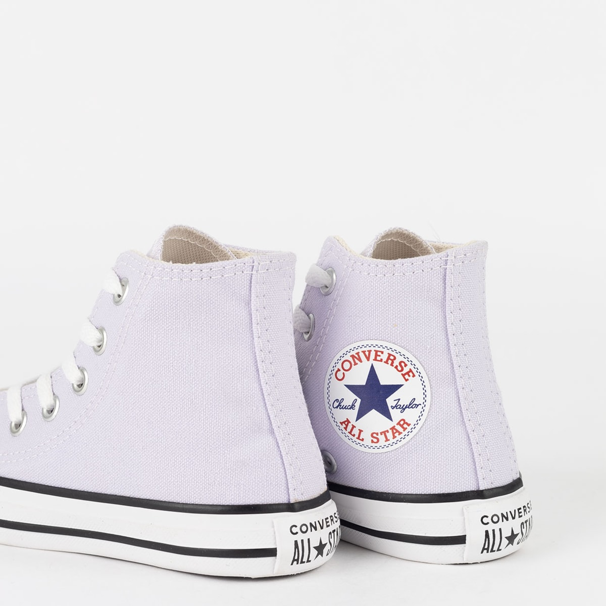 Tênis Converse Chuck Taylor All Star Kids Hi Seasonal Plus Azul 002/Lavanda  - Espaco Tenis