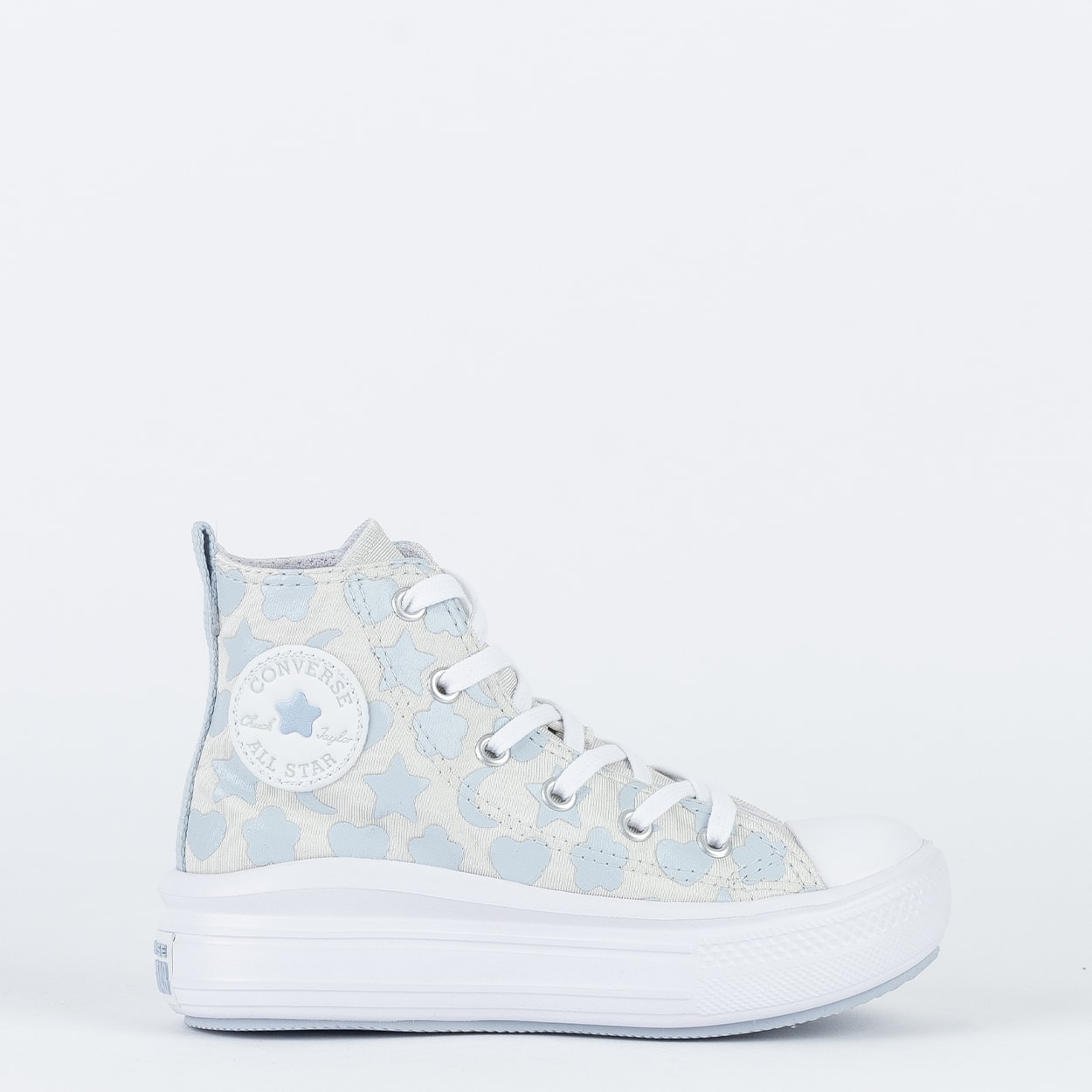 ash@子供５人　904545 Tênis Converse Kids Chuck Taylor All Star Move Hi Be Dazzling