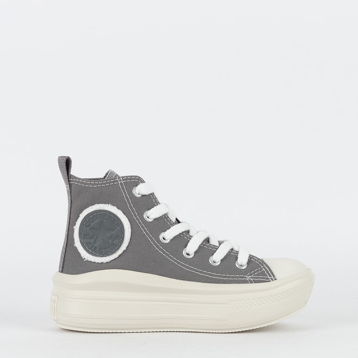 Tênis Converse Kids Chuck Taylor All Star Move Hi Cozy Cinza