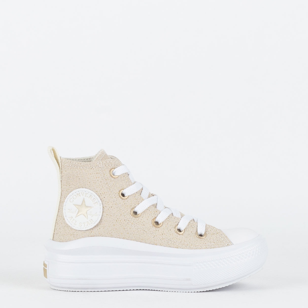Tênis Converse Kids Chuck Taylor All Star Move Hi Material Shine