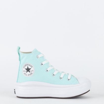 Tênis Converse Kids Chuck Taylor All Star Move Hi Seasonal Azul Alma CK10370003