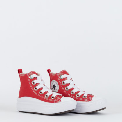 Tênis Converse Kids Chuck Taylor All Star Move Hi Sketch Vermelho Preto CK11690002