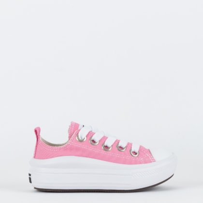 Tênis Converse Kids Chuck Taylor All Star Move Ox Sketch Rosa Preto CK11700001