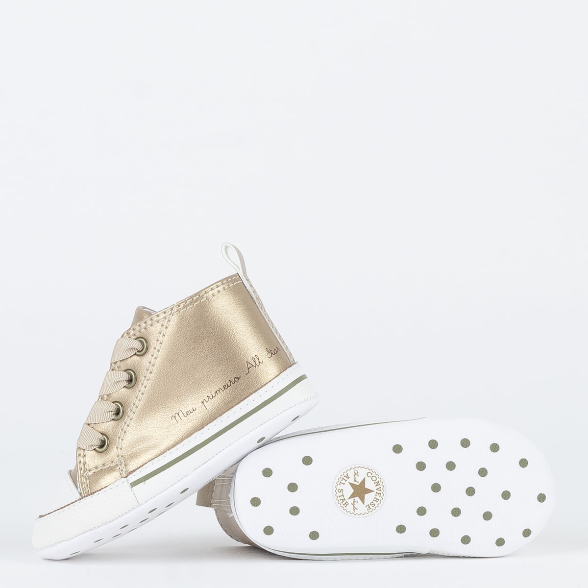 Tênis Converse Kids Chuck Taylor All Star My First All Star Ouro CK09990001