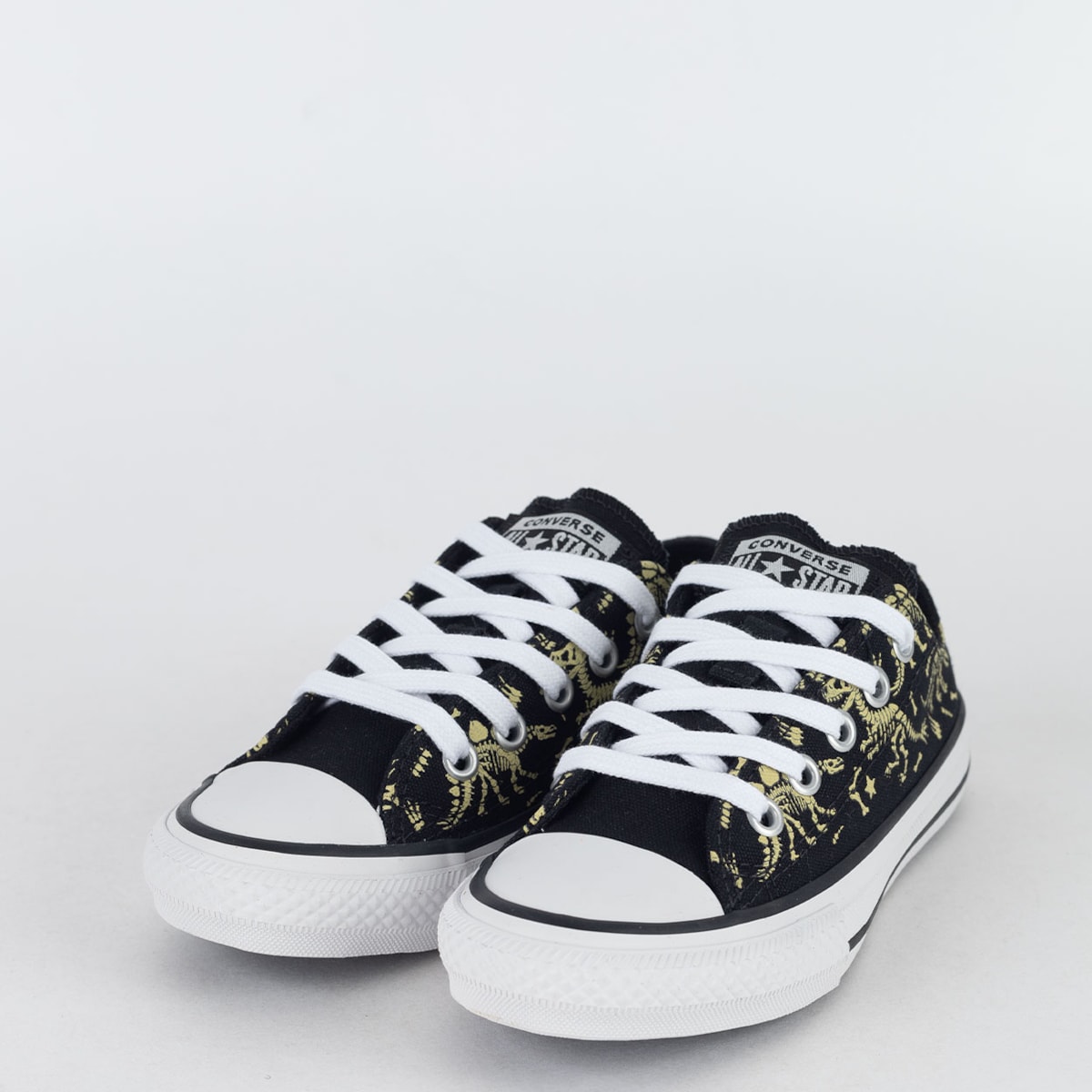 Tênis All Star Preto Feminino Estampado Arco-Íris Lateral Moderno