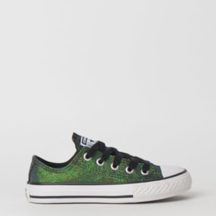 Tênis Converse Kids Chuck Taylor All Star Ox Preto Branco CK07630001 Tênis Converse Kids Chuck Taylor All Star Ox Preto Branco CK07630001