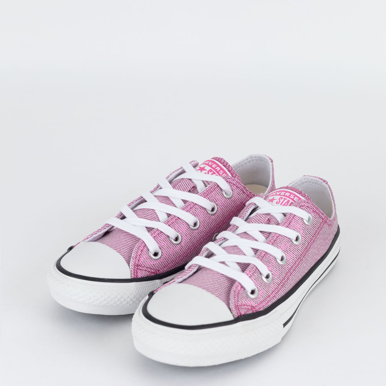 Converse pink all star hotsell ox glitter