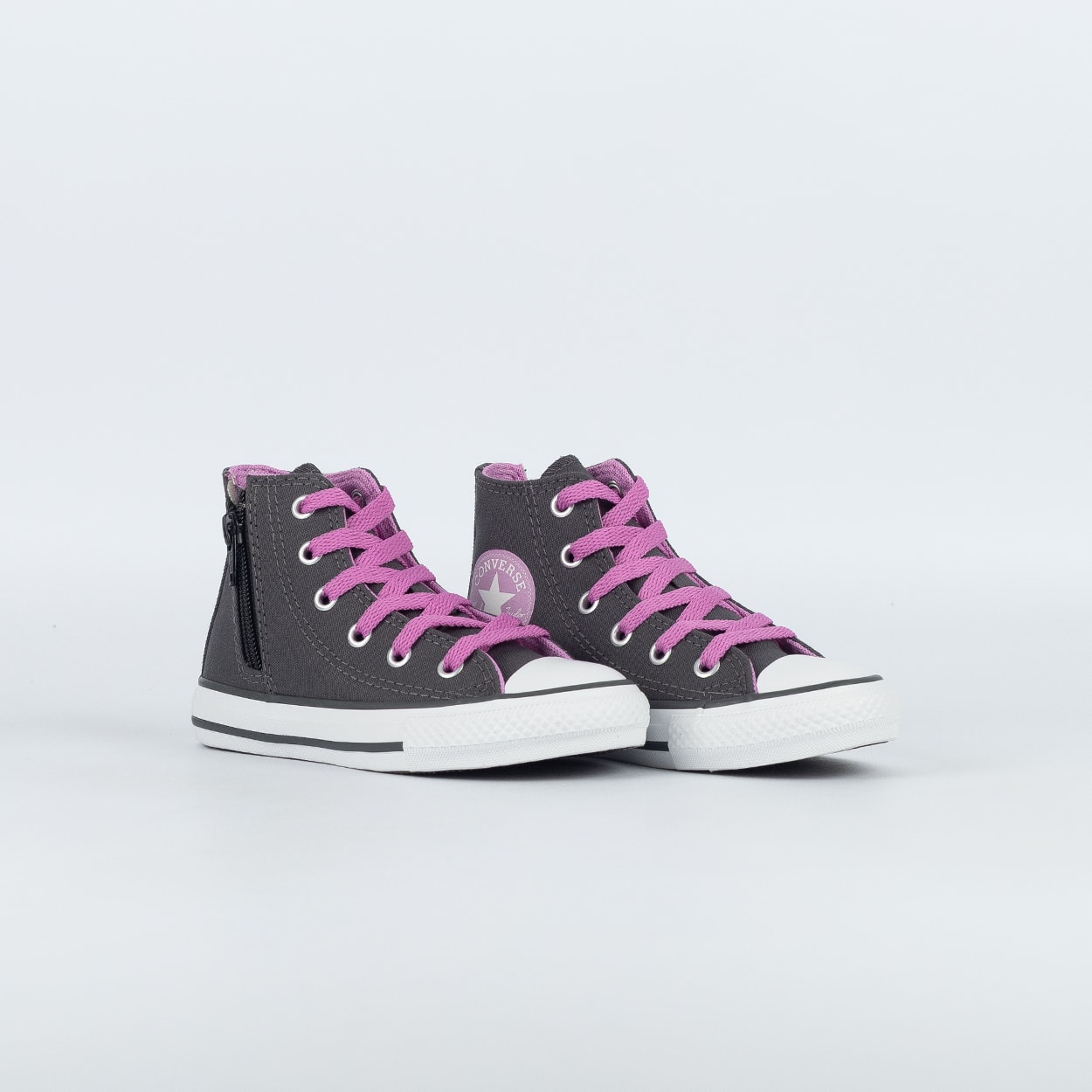 Tênis Converse Kids Chuck Taylor All Star Side Zip Hi Canvas+1