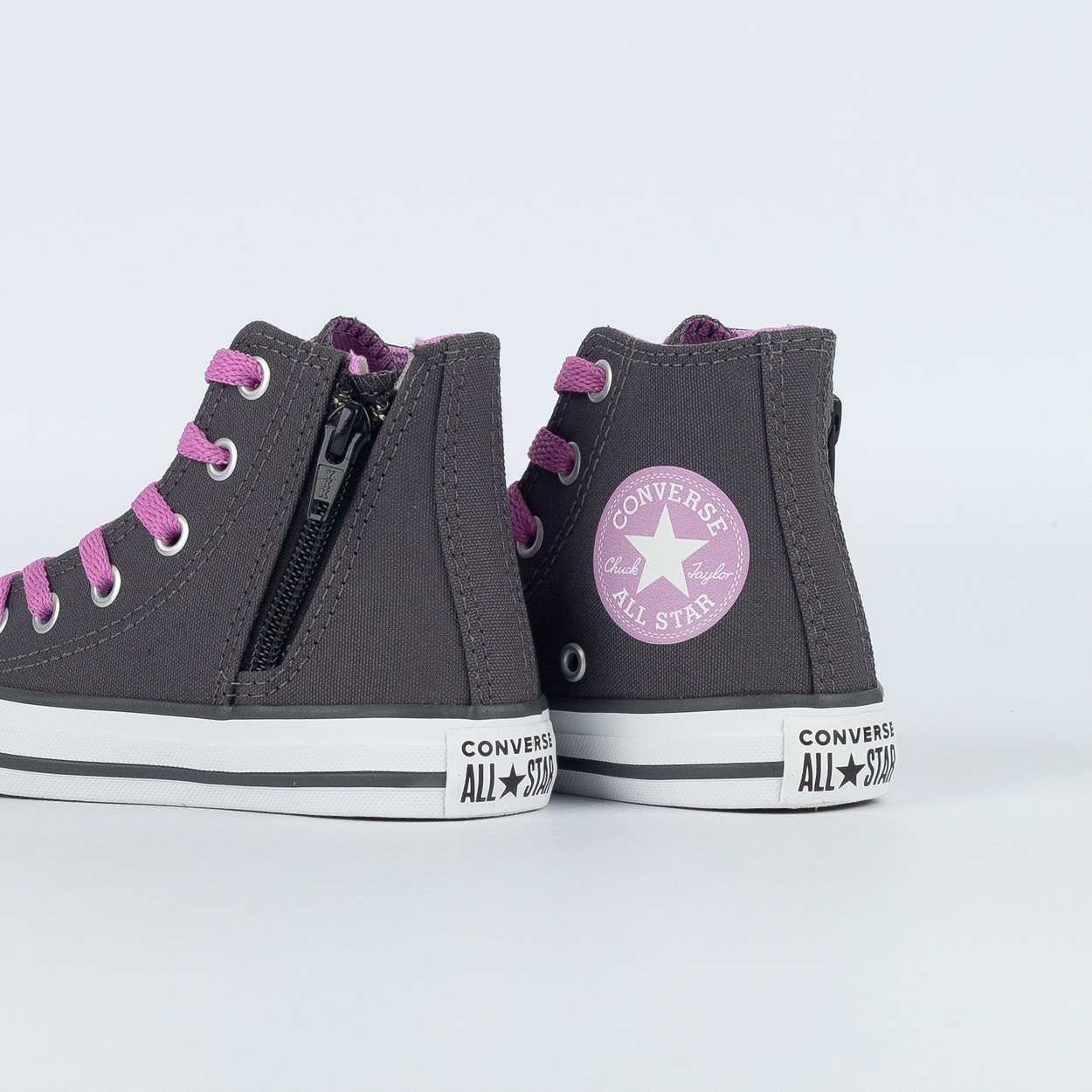 Tênis Converse Kids Chuck Taylor All Star Side Zip Hi Canvas+1