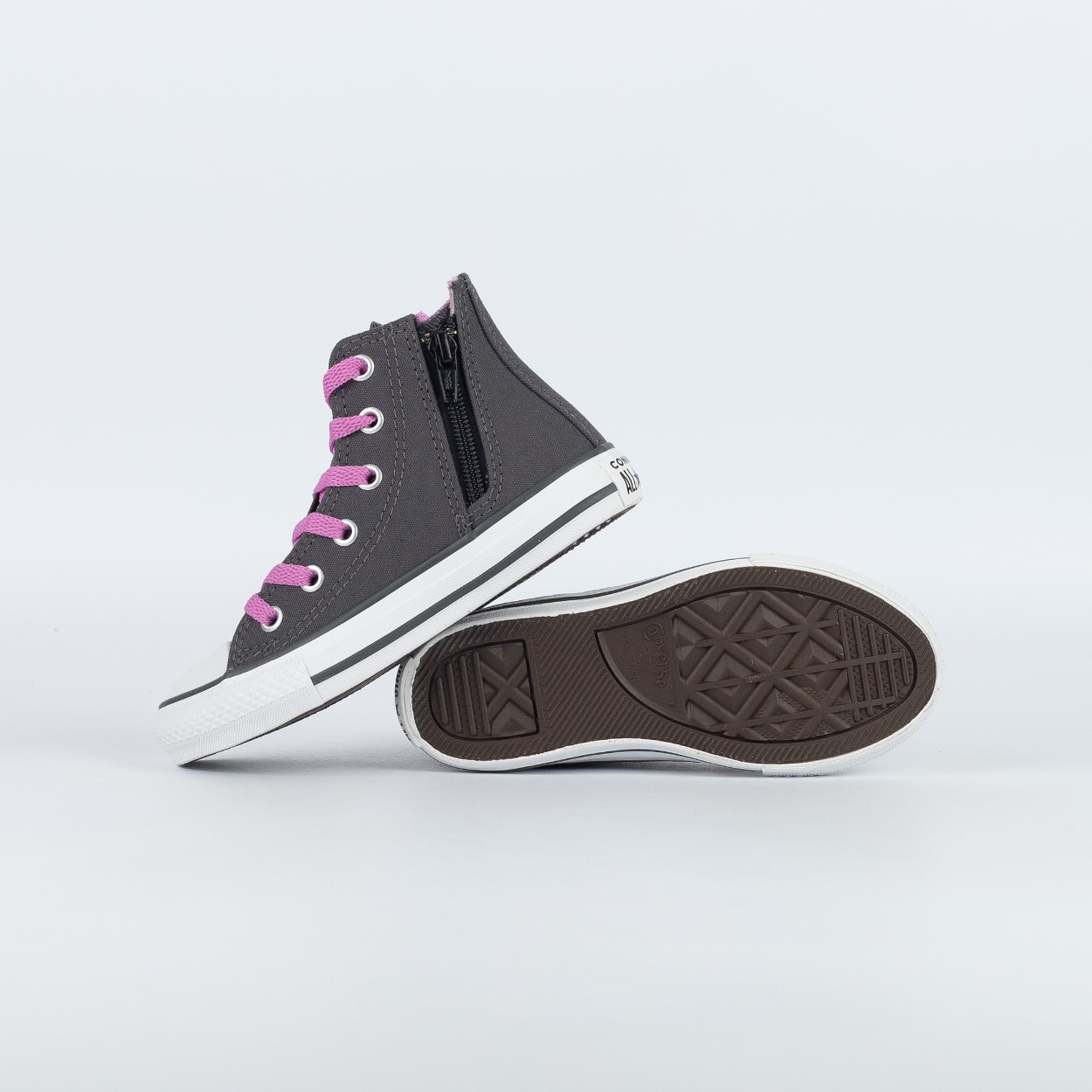 Tênis Converse Kids Chuck Taylor All Star Side Zip Hi Canvas+1