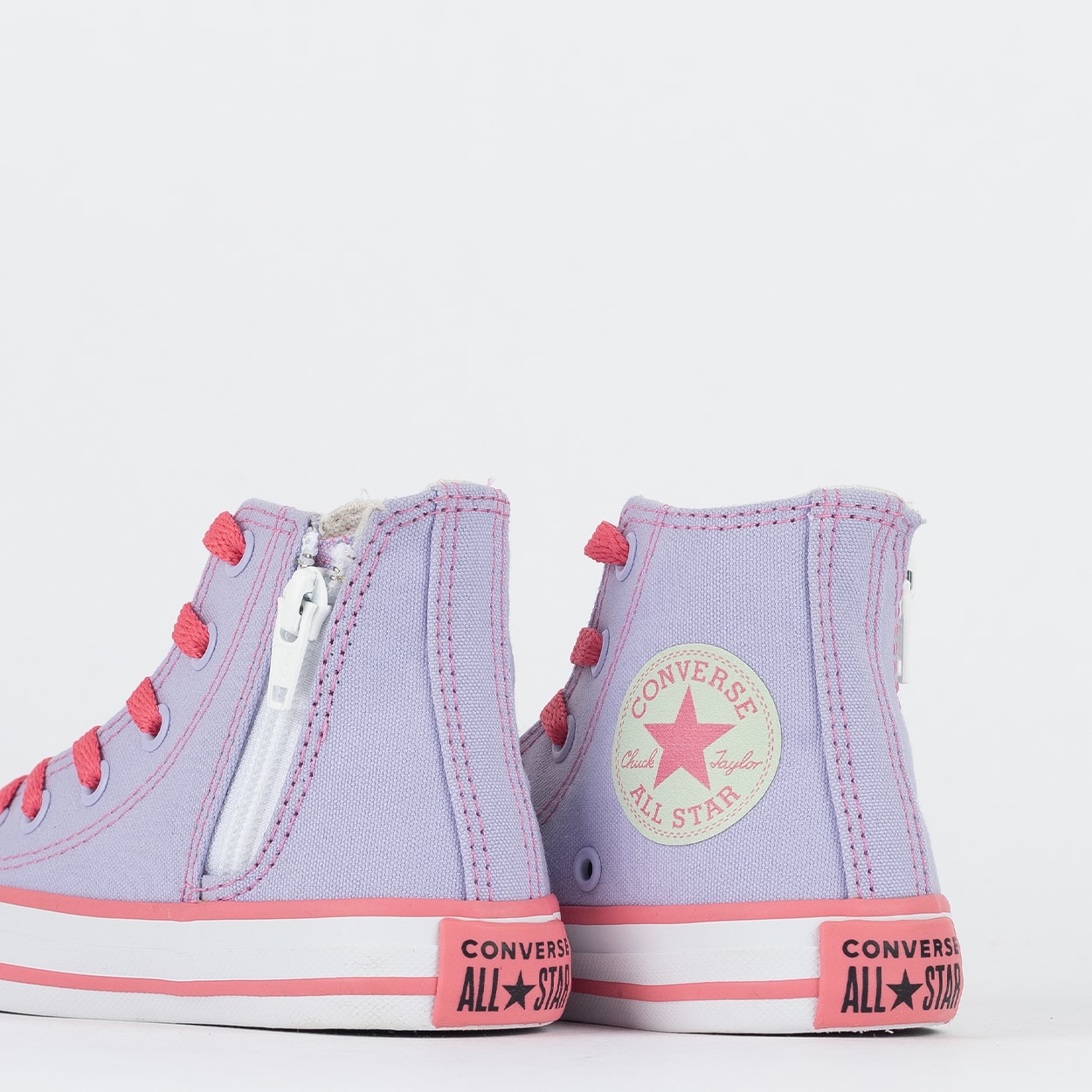 Tênis Converse Kids Chuck Taylor All Star Side Zip Hi Canvas +1