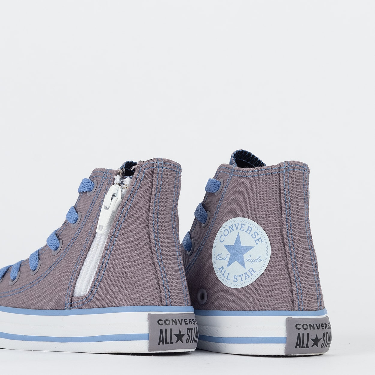 Tênis Converse Kids Chuck Taylor All Star Side Zip Hi Canvas +1