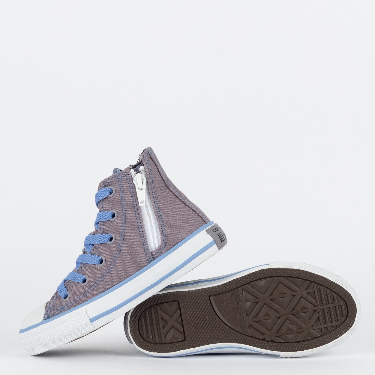 Tênis Converse Kids Chuck Taylor All Star Side Zip Hi Canvas +1