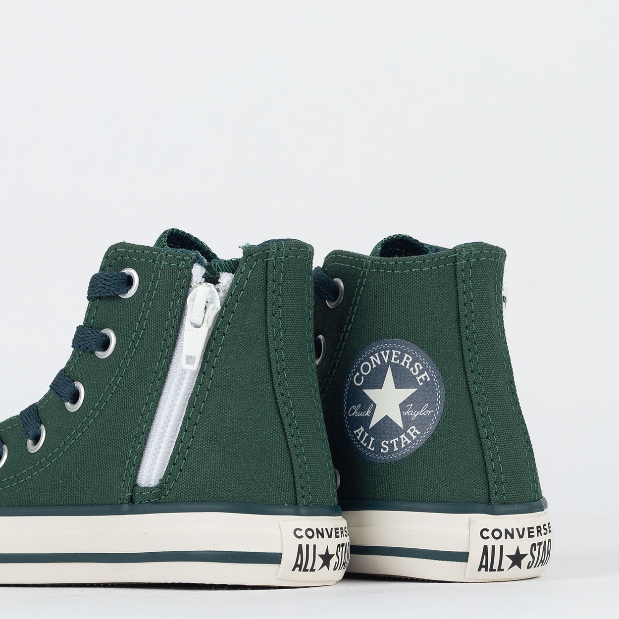 Tênis Converse Kids Chuck Taylor All Star Side Zip Hi Canvas +1