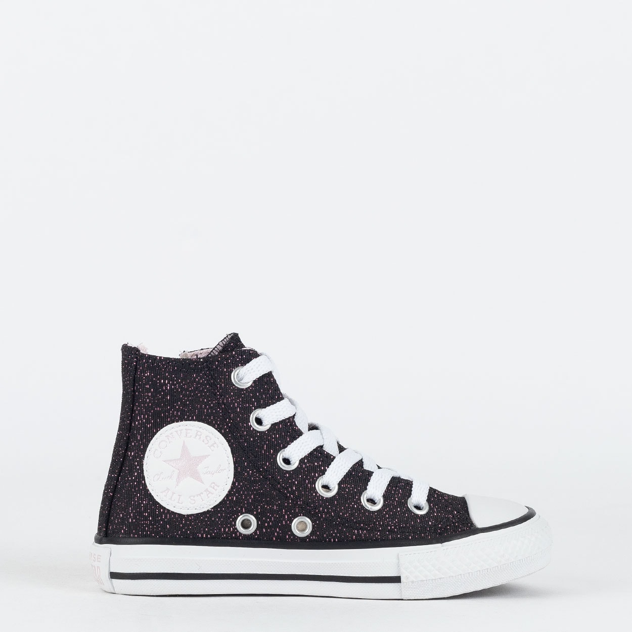 Tênis Converse Kids Chuck Taylor All Star Side Zip Hi Tênis Converse Kids Chuck Taylor All Star Side Zip Hi