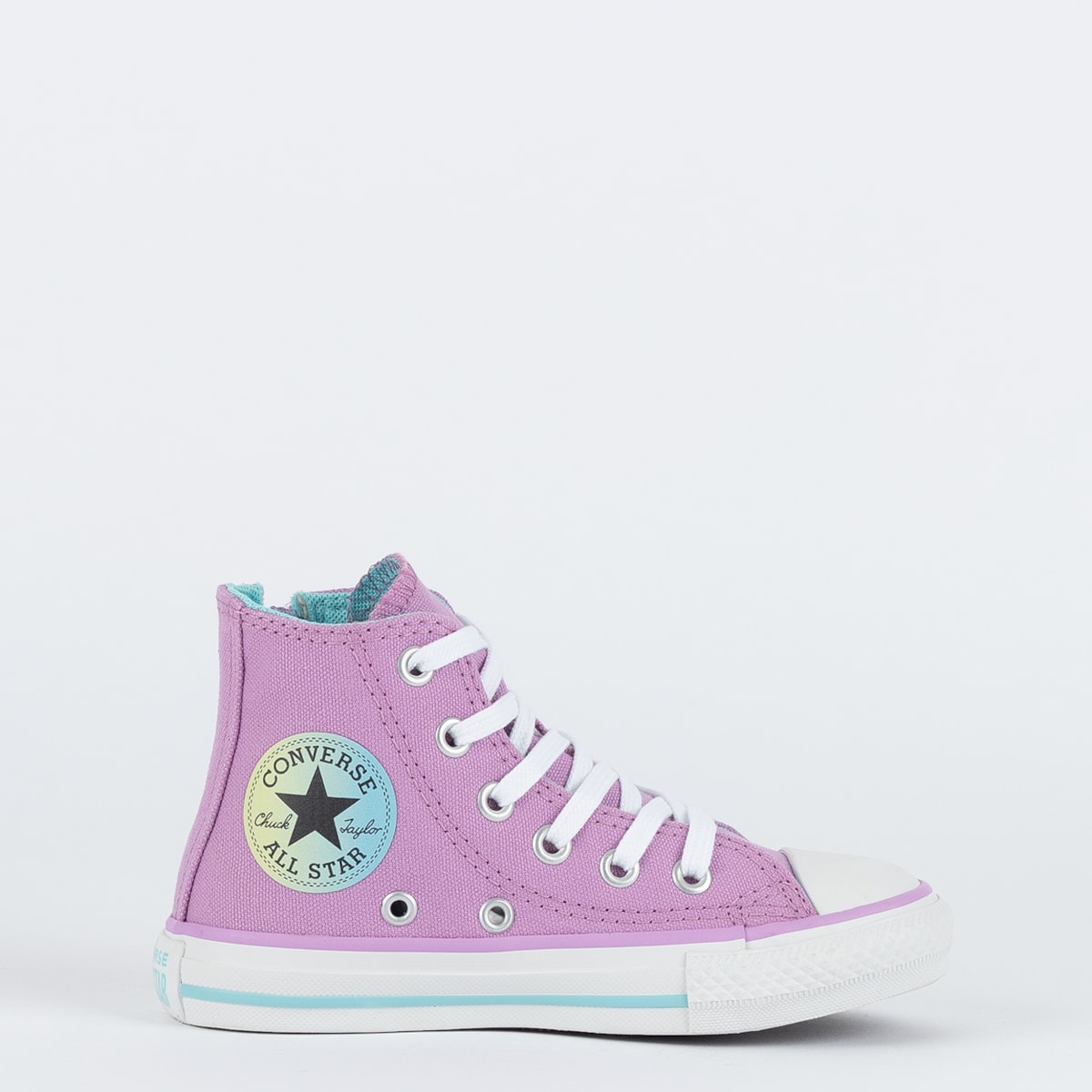 Converse Chuck Taylor Tenis Cano Alto All Star Infantil Star Cano