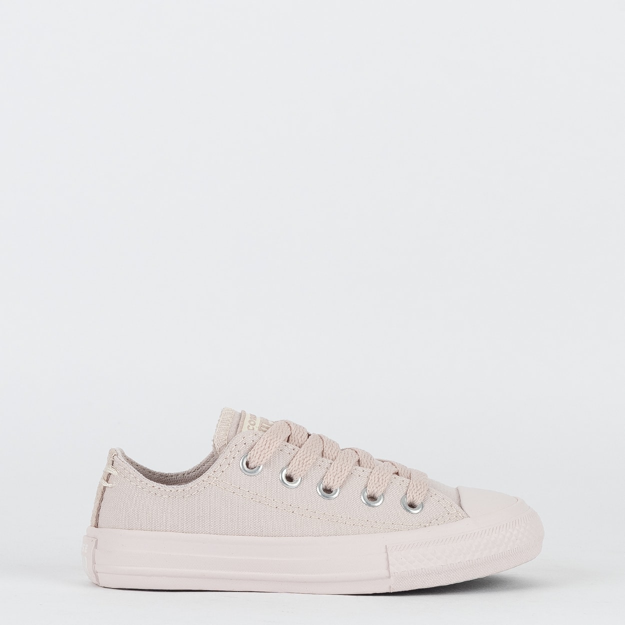 Tênis Converse Kids Side Zip Hi Modern Mono Rosa Creme CK13420001