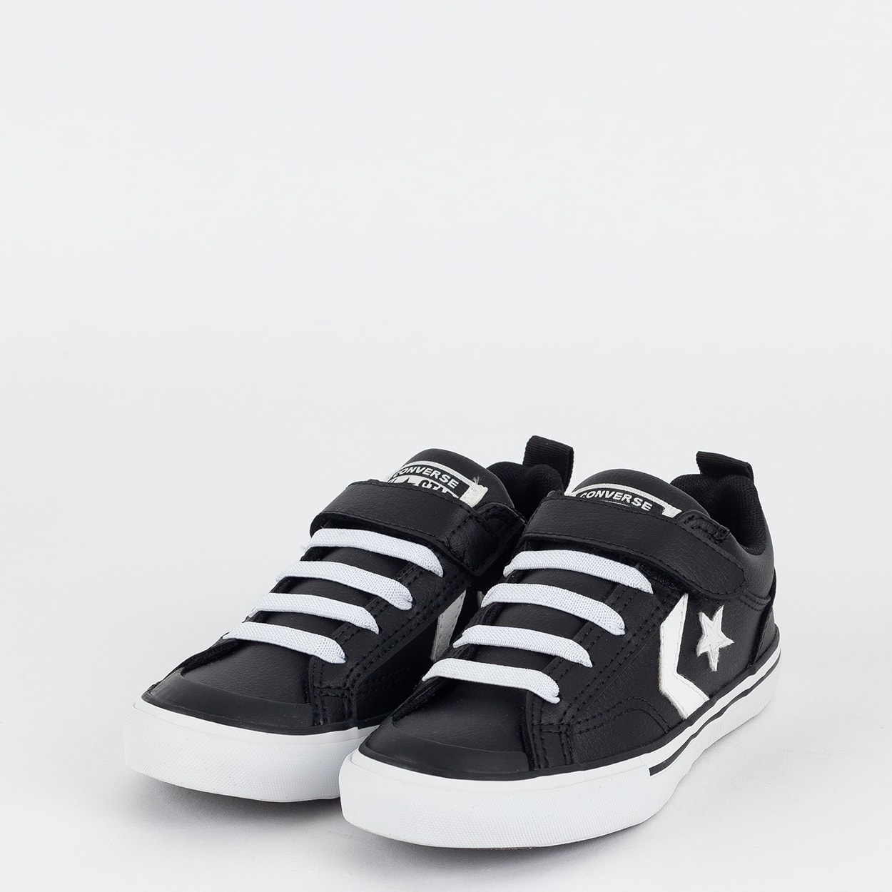 Tênis Converse Kids Pro Blaze Strap Ox Preto Branco CK11650002