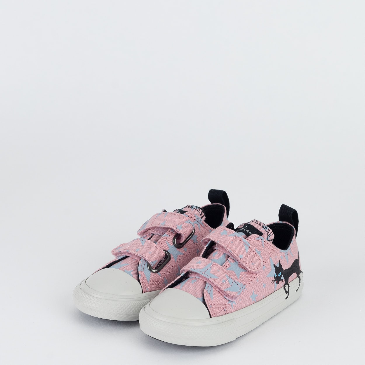 pinky＊ Tênis Infantil Converse All Star Chuck Taylor Border V2 Rosa