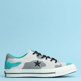 Tênis Converse One Star Ox Vintage White Turbo Green 165917C Tênis Converse One Star Ox Vintage White Turbo Green 165917C