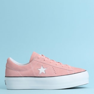 Tênis Converse One Star Platform Ox Bleached 564382C Tênis Converse One Star Platform Ox Bleached 564382C