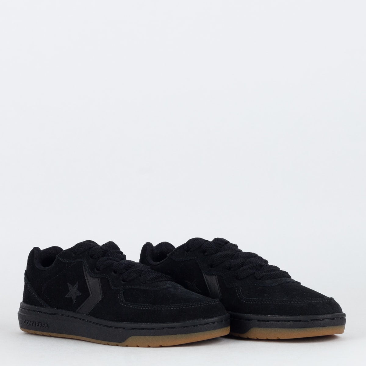Converse Rival Tênis Converse Rival V2 Ox Seasonal Material Preto Preto Marrom Mel ...