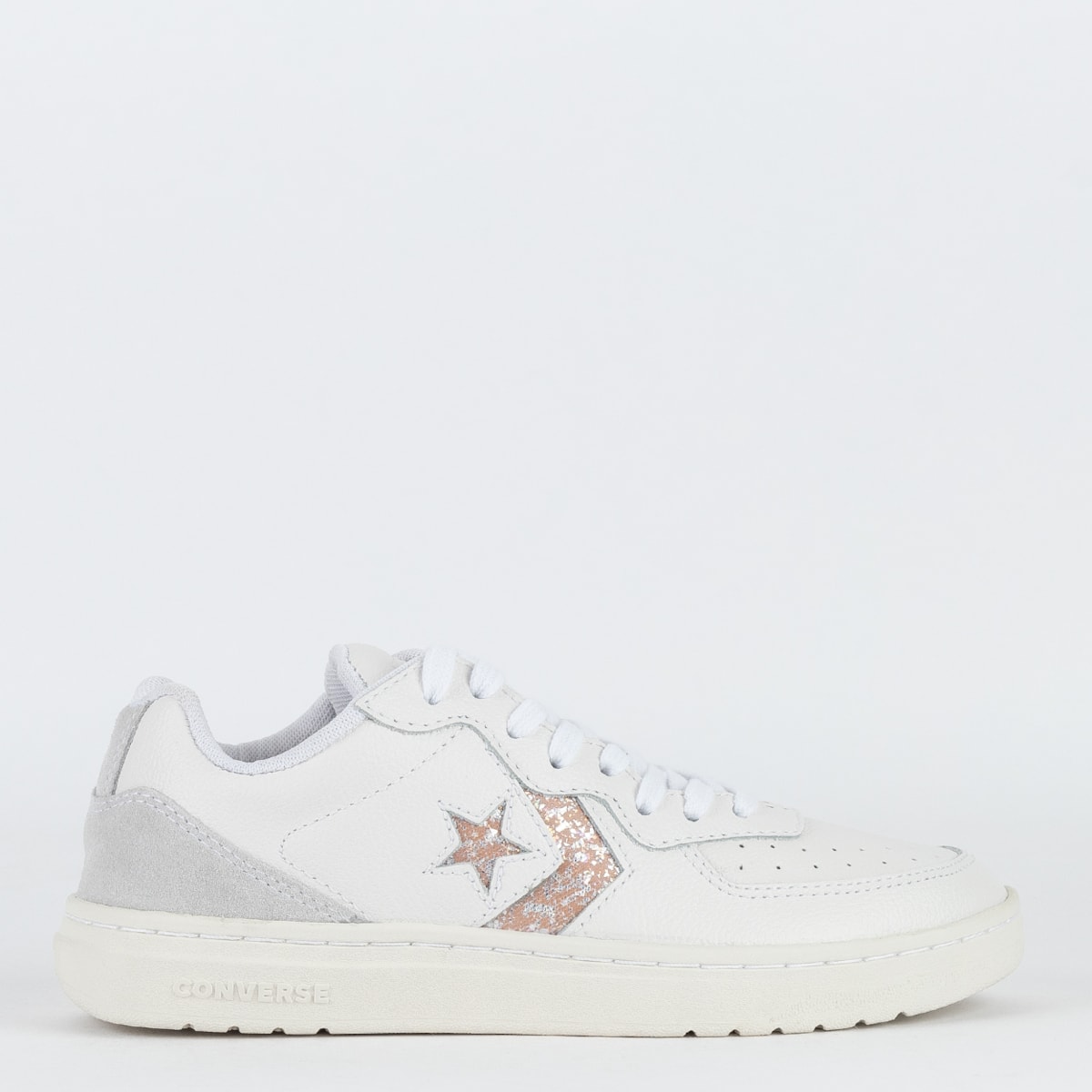 Converse Rival Tênis Converse Rival V2 Ox Shinefetti Branco Nude Rosa CO05610002