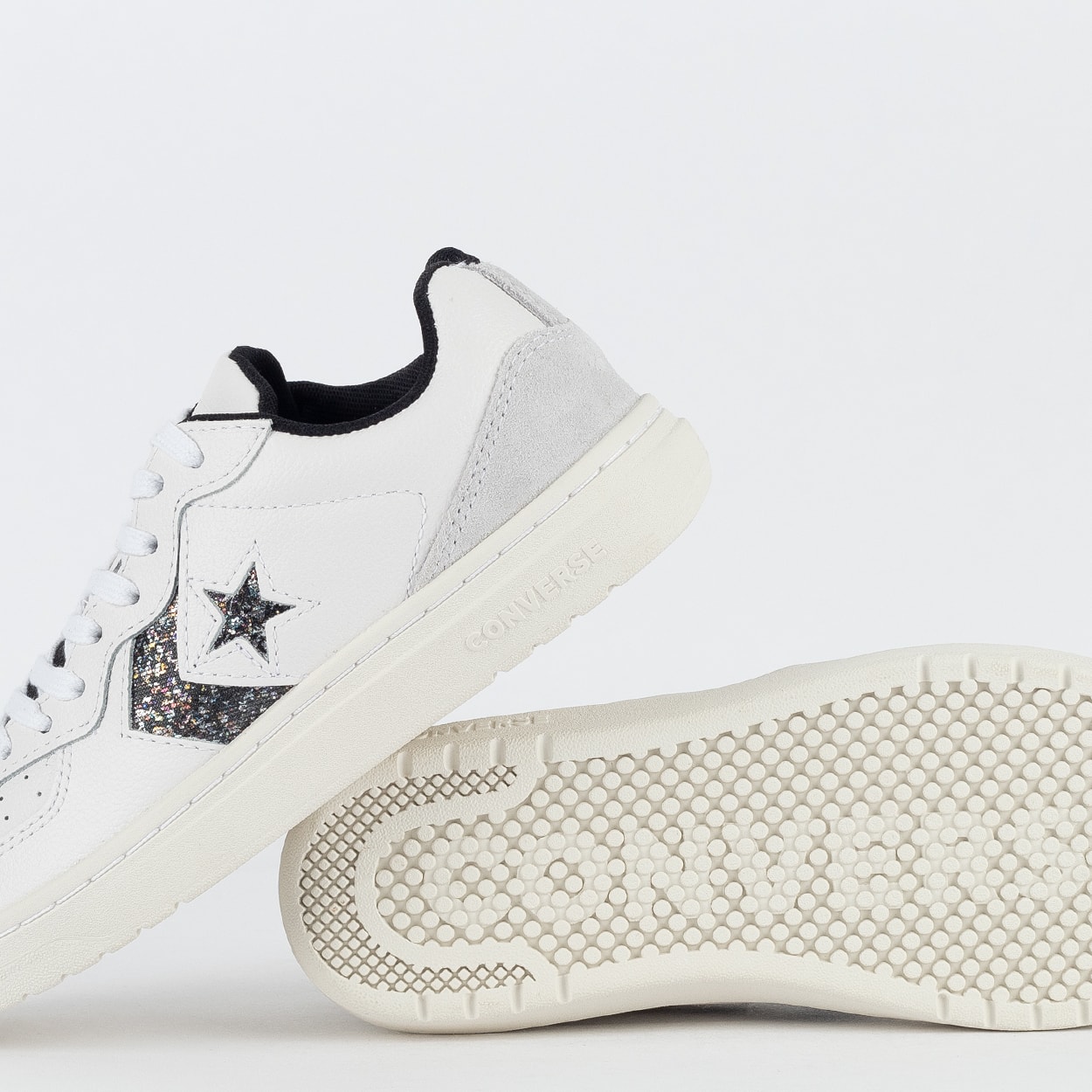 Tênis Converse Rival V2 Ox Shinefetti Branco Preto CO05610001