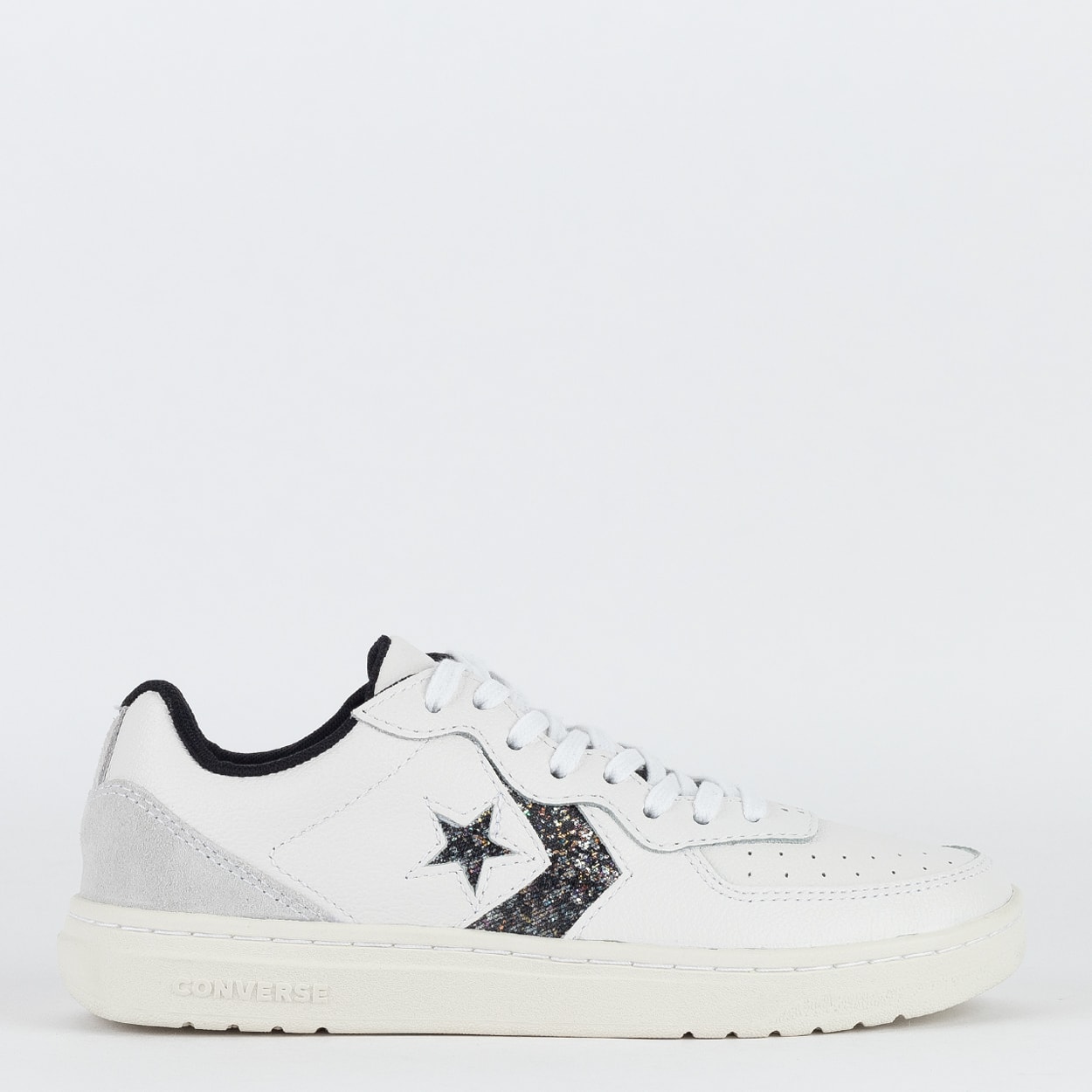 Tênis Converse Rival V2 Ox Shinefetti Branco Preto CO05610001