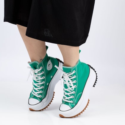 Tênis Converse Run Star Hike Hi Canvas Color Court Green White Gum 170441C Tênis Converse Run Star Hike Hi Canvas Color Court Green White Gum 170441C