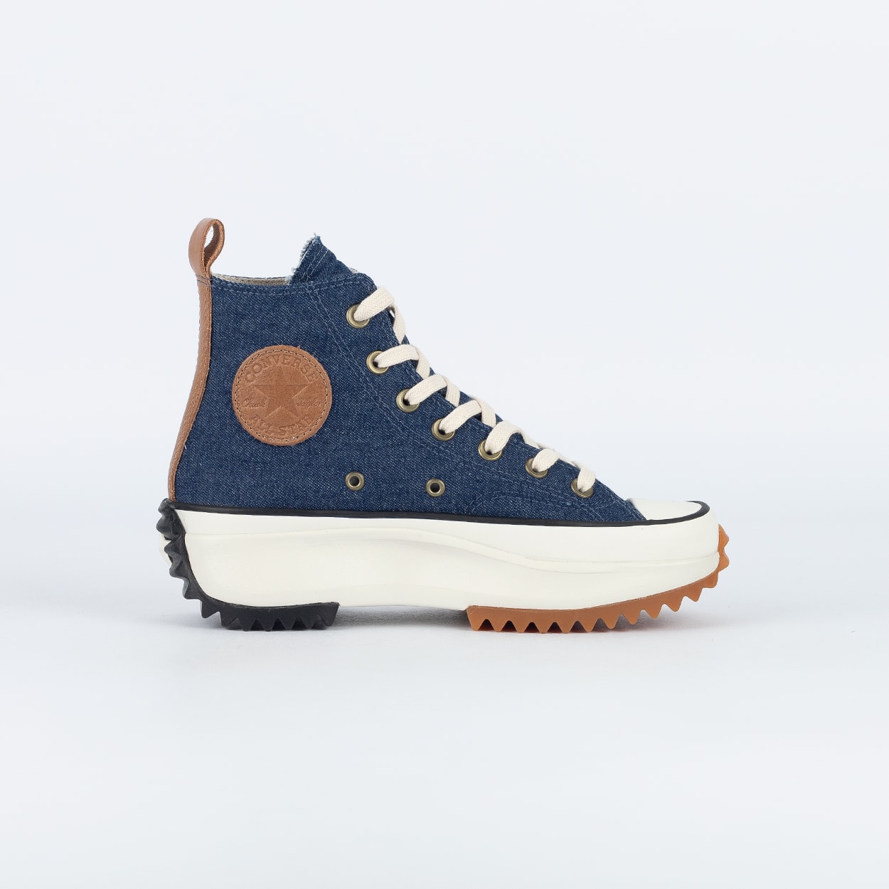 Tênis Converse Run Star Hike Hi Denim Mood Azul Escuro Bronze