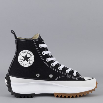 Tênis Converse Run Star Hike Hi Foundation Canvas Preto Branco CO03780002