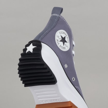 Tênis Converse Run Star Hike Hi Seasonal Roxo Fosco Preto CO03800015