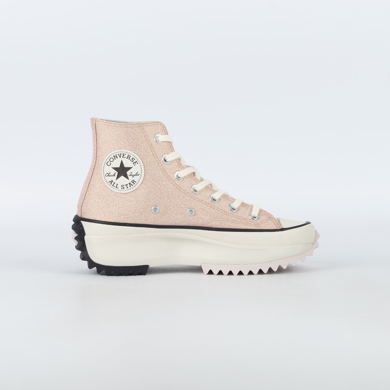Tênis Converse Run Star Hike Hi Shine Rosa Creme Amendoa CO07120001