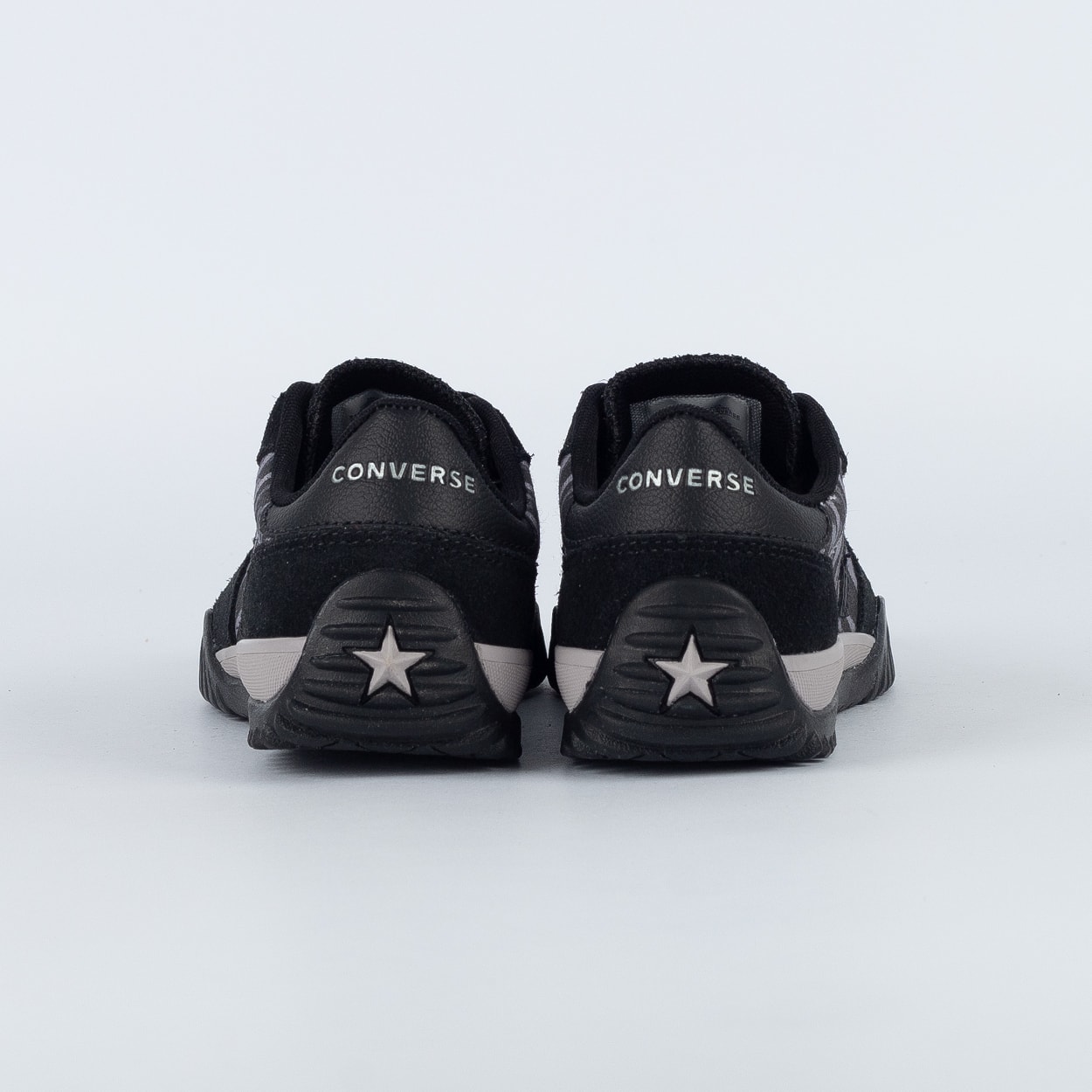 Tênis Converse Run Star Trainer Ox Animal Preto Preto Creme Lilas