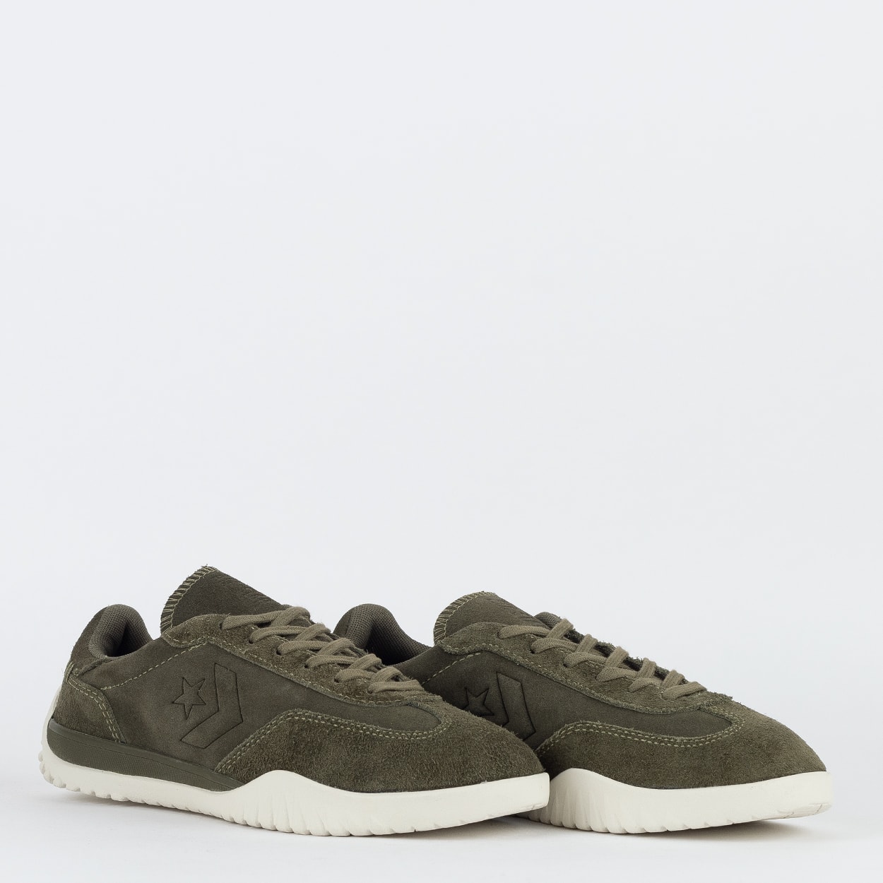 Tênis Converse Run Star Trainer Ox Crafted Color Suede Verde Musgo