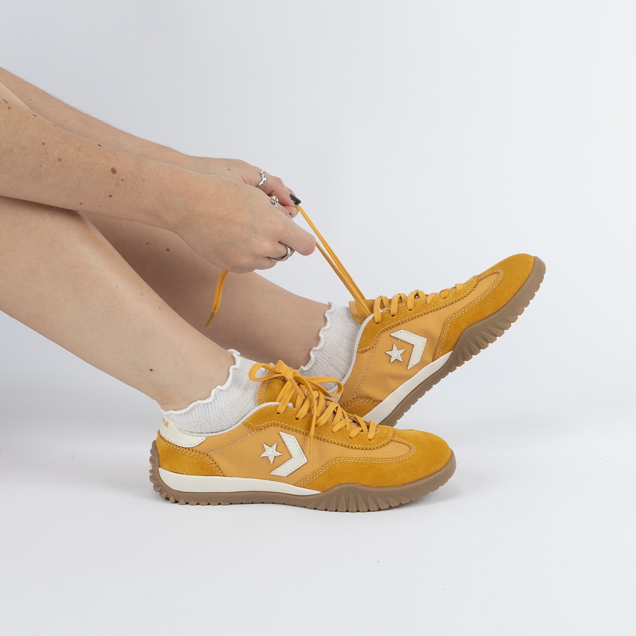 Tênis Converse Run Star Trainer Ox Seasonal Mostarda Amendoa