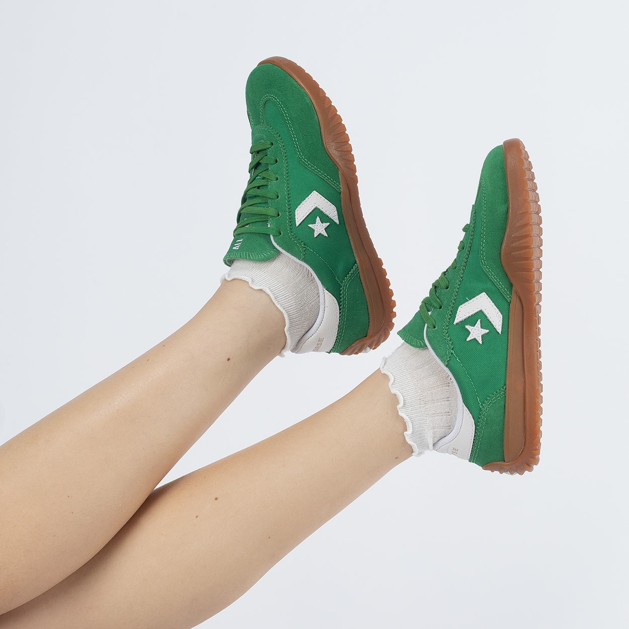 Tênis Converse Run Star Trainer Ox Seasonal Verde Floresta Branco