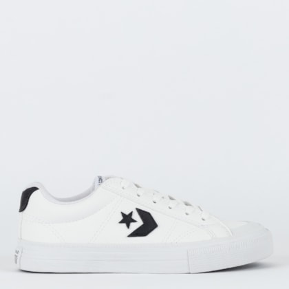 Tênis Converse Sport Casual Ox Essential Branco Preto CO05440001