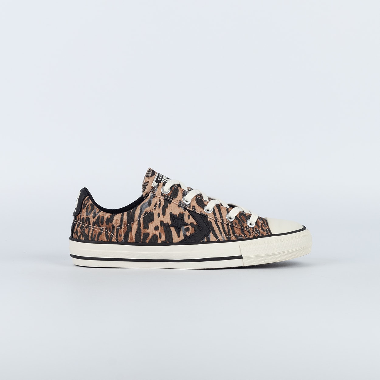 Tênis Converse Star Player Ox Animal Preto Laranja Velho CO06550001