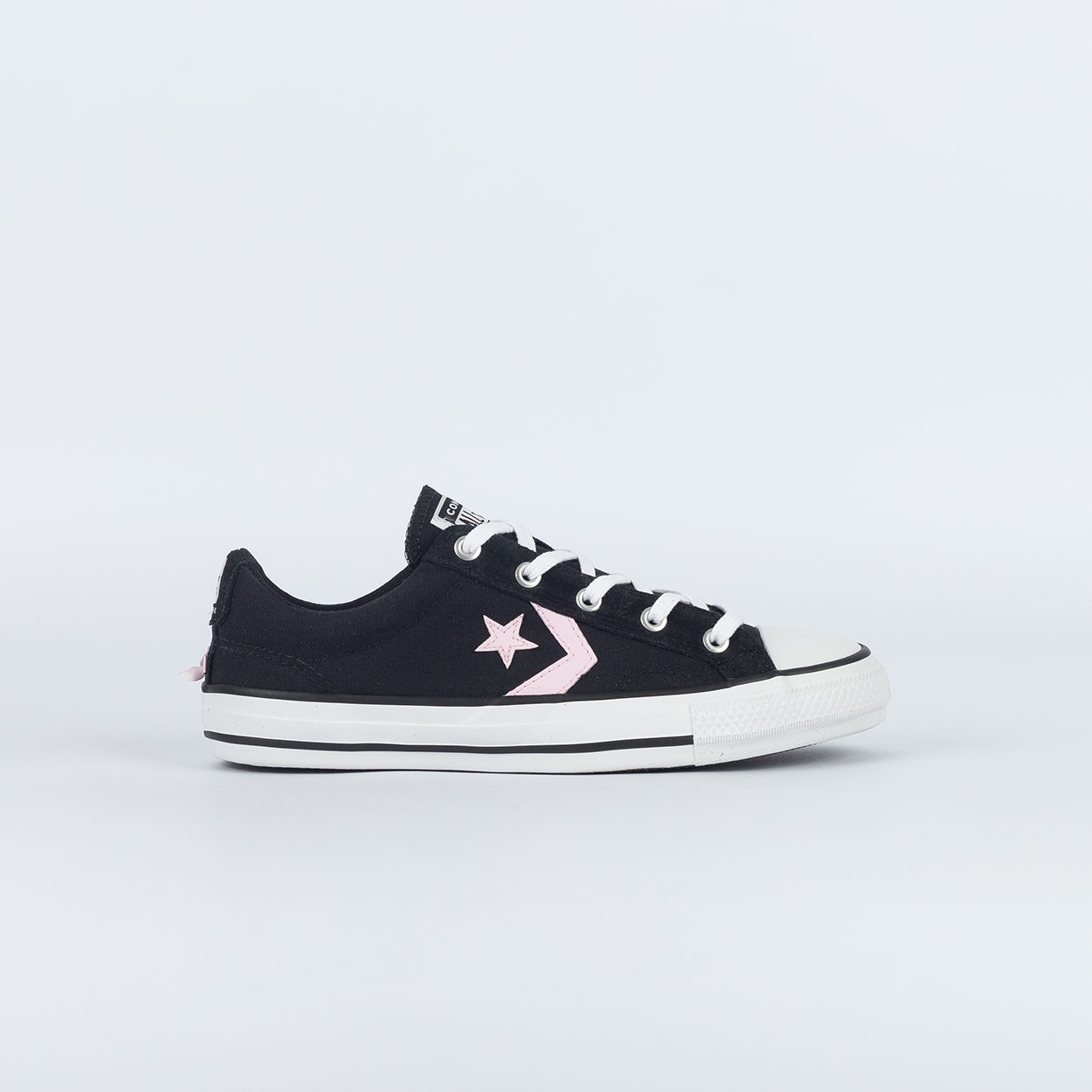 Tênis Converse Star Player Ox Bow Studded Preto Creme Rosa CO06560001