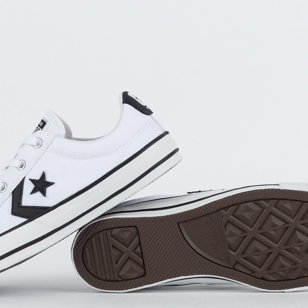 Tênis Converse Star Player Ox Essential Branco Preto CO05050002