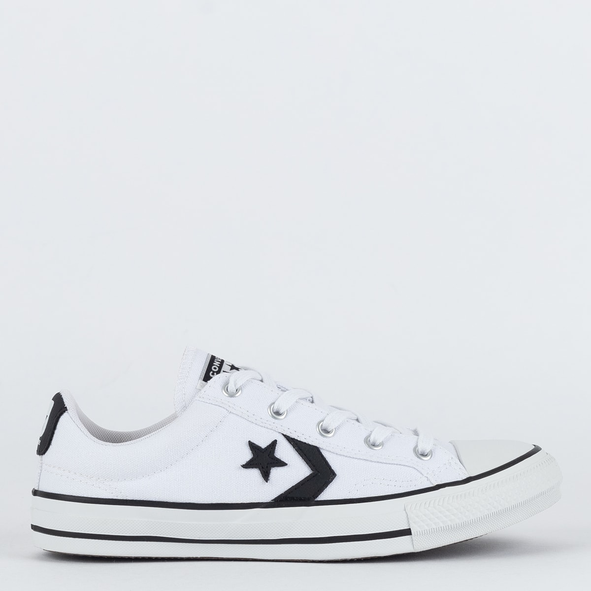 Tênis Converse Star Player Ox Essential Branco Preto CO05050002