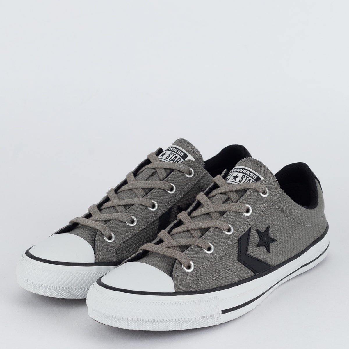 Tênis Converse Star Player Ox Essential Cinza Preto CO05050003