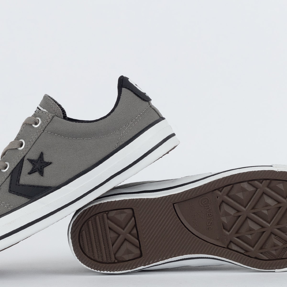 All Star Chumbo Tênis Converse Star Player Ox Essential Cinza