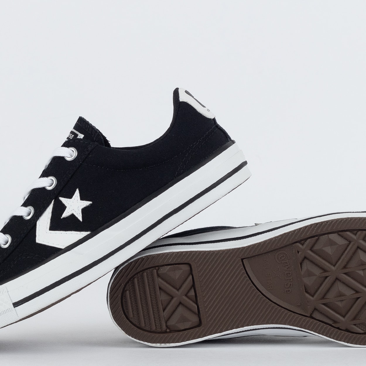 Tênis Converse Star Player Ox Essential Preto Preto Branco CO05050001