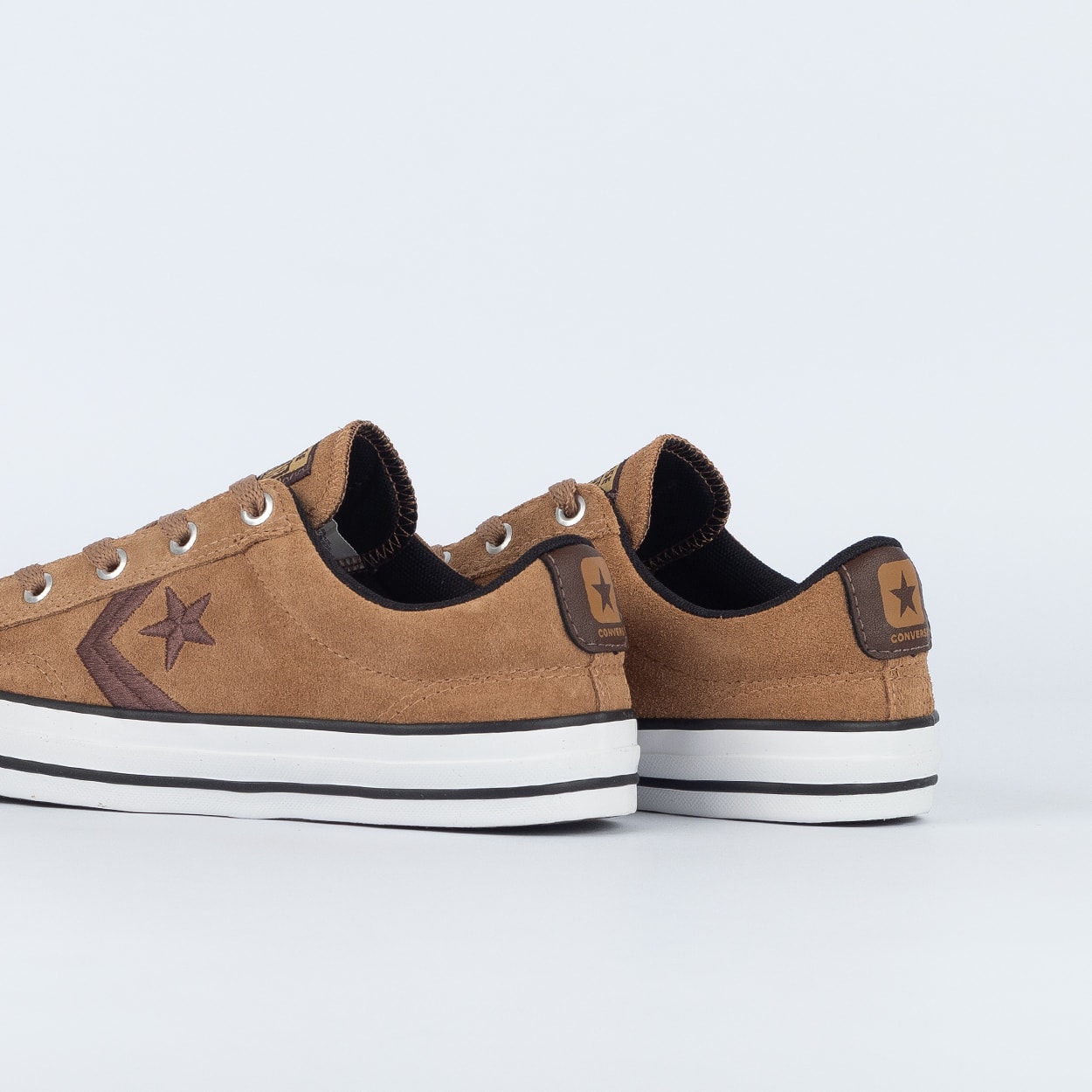 Tênis Converse Star Player Ox Seasonal Suede Caramelo Medio Marrom