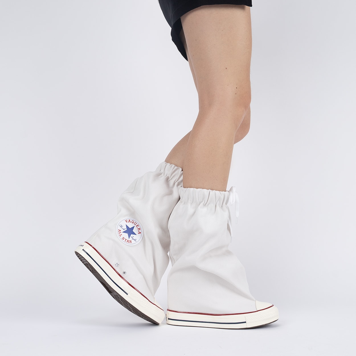 Tênis Converse Vaquera Chuck Taylor All Star Wedge X-Hi White