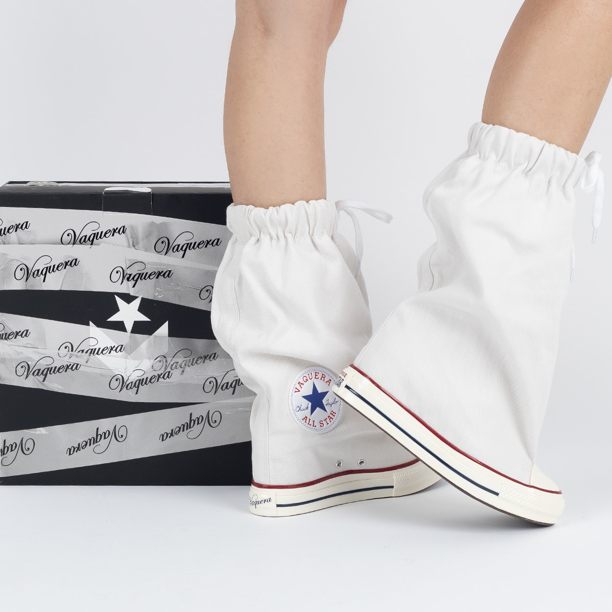 Tênis Converse Vaquera Chuck Taylor All Star Wedge X-Hi White
